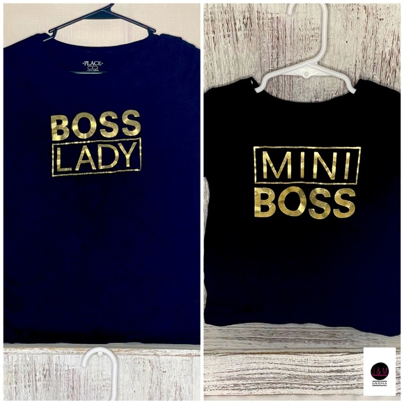 The Children's Place Other - Mommy and Me Boss Lady Mini Boss Babe Matching Set